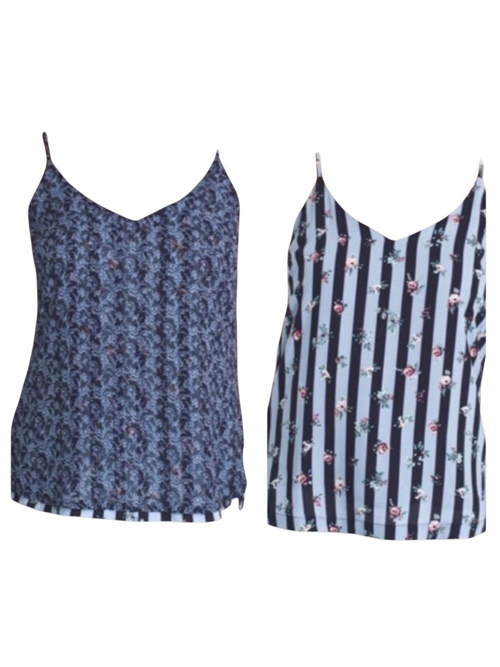 WHBM Reversible Camisole Blue Romance Size XS